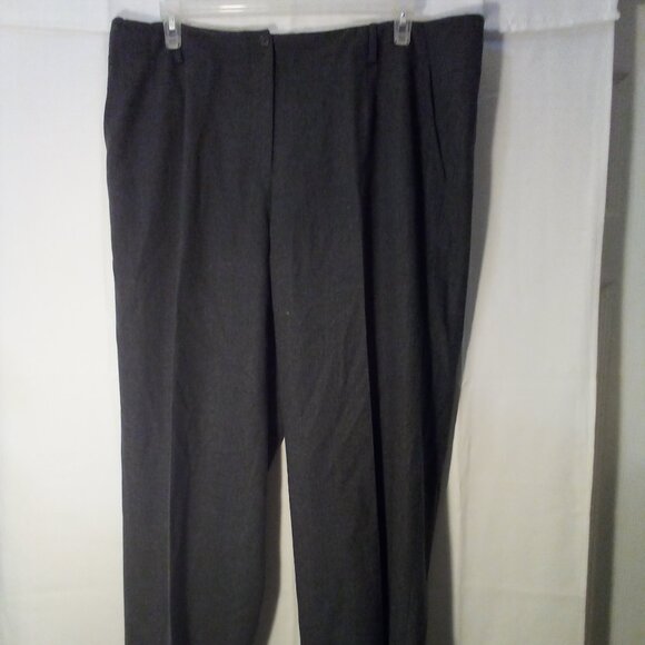 Talbots Pants Women 18W Wool Classic Fit Gray - Picture 1 of 15
